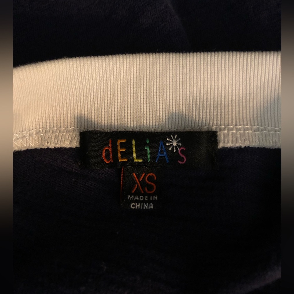 dELiA*s by Dolls Kill The Real Deal oversized ringer tee - Picture 6 of 7